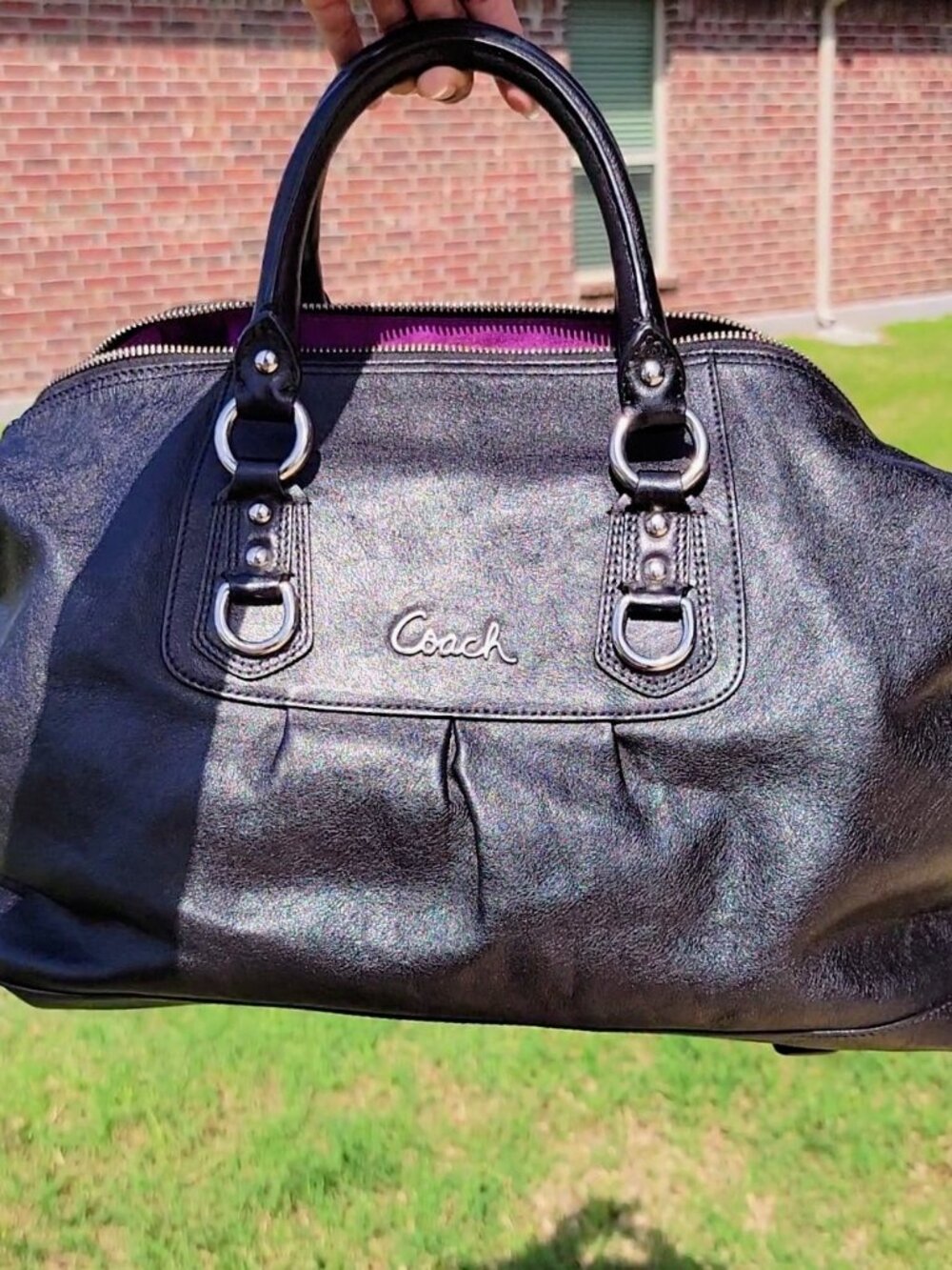 🎉 COACH ASHLEY SATCHEL LEATHER HANDBAG PURSE